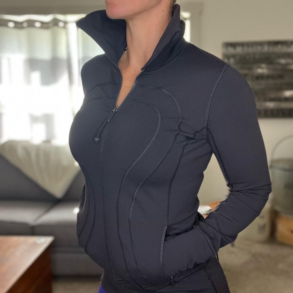 Lululemon Full Zip High Neck Scuba Long Sleeve Jacket Size 6